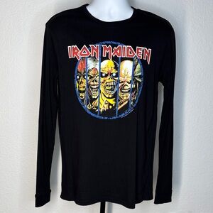 Divided Black Iron Maiden Graphic Long Sleeve Tee